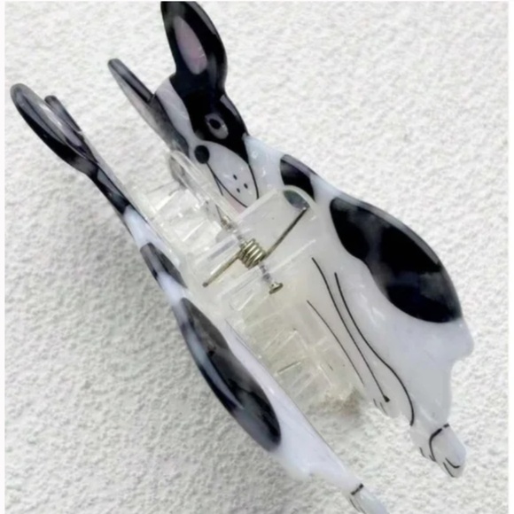 ⭐️❤️ FREE Dog Puppy Terrier Hair Chic Glam Trendy Modern Minimalist Claw Clip - Picture 3 of 4